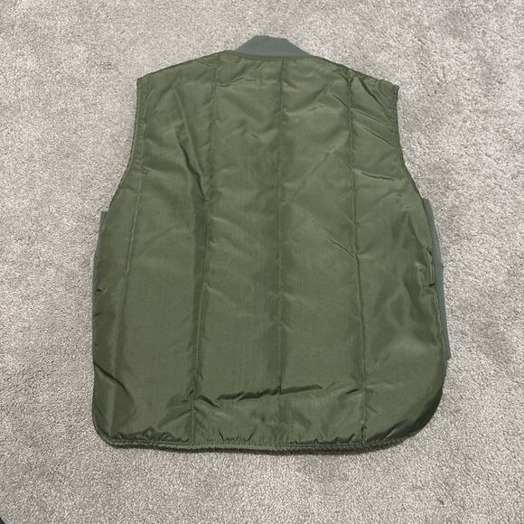 Refrigiwear Vest Jacket Mens Sz L Green Full Zip Super Insulated USA - Picture 2 of 6